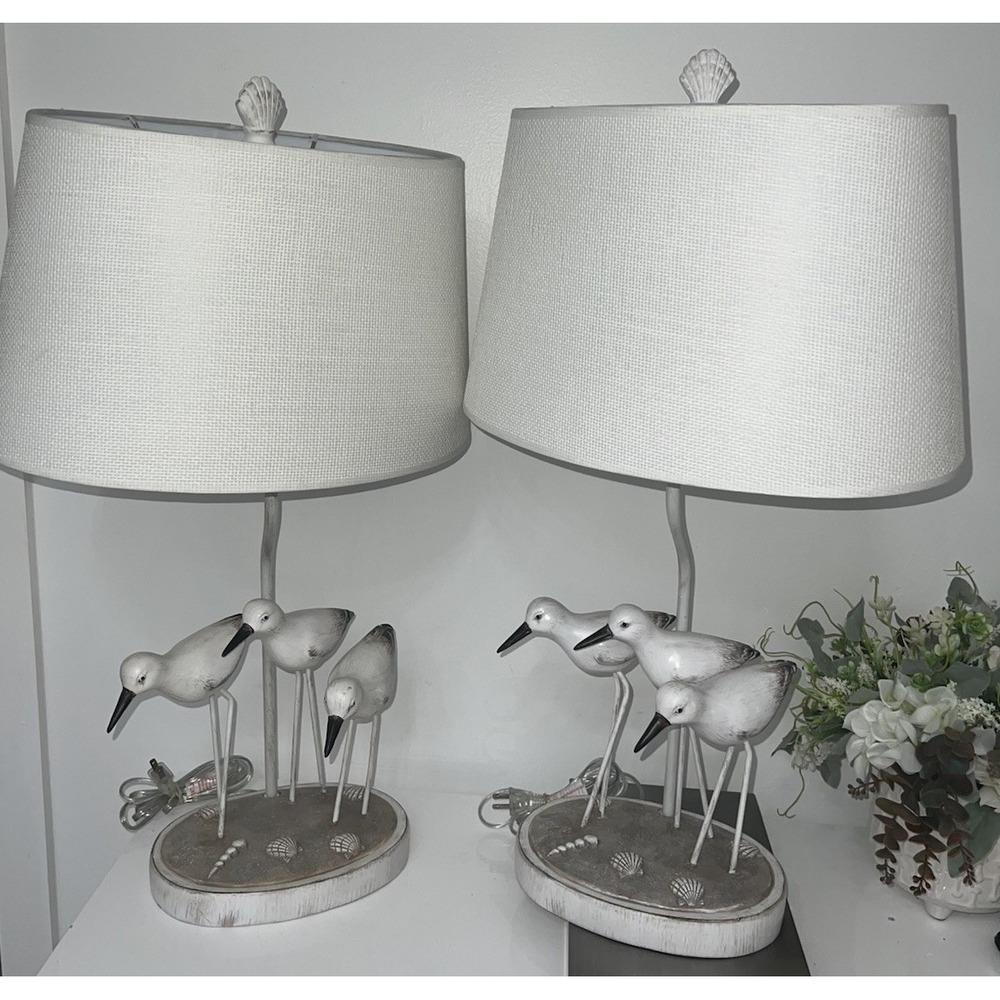 (30)Seahaven Trio Shore Birds Table Lamp 31" high, 2‎ PACK